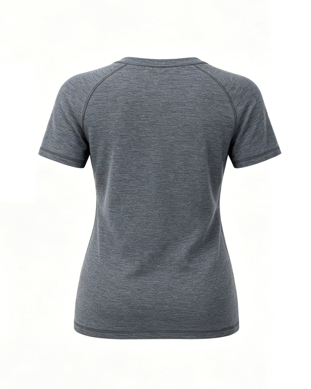 ラグラン クルーネックTシャツ｜杢グレー