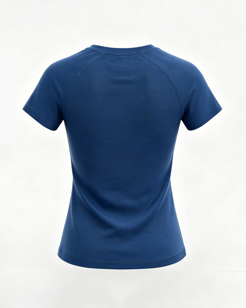 ラグラン クルーネックTシャツ｜フレンチブルー
