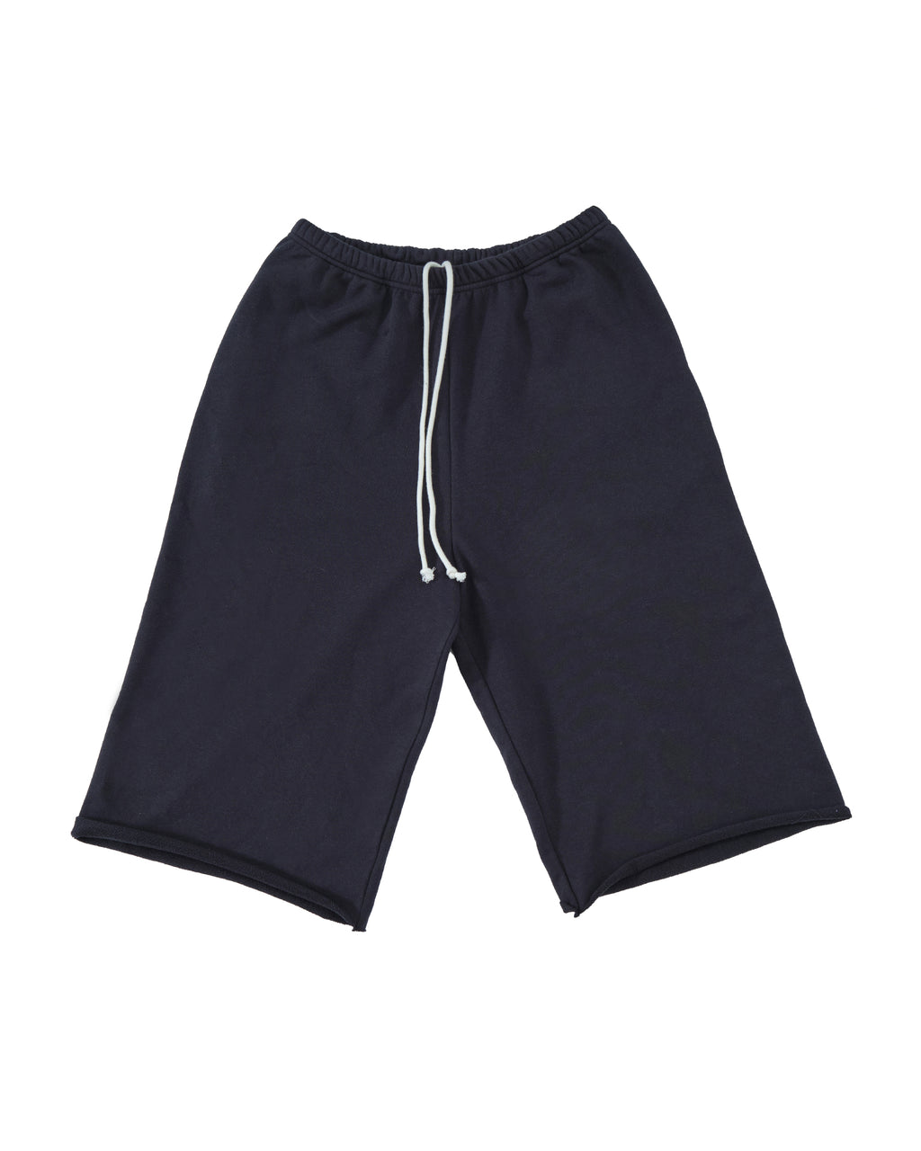 カットオフ ルーズショートパンツ｜ネイビー