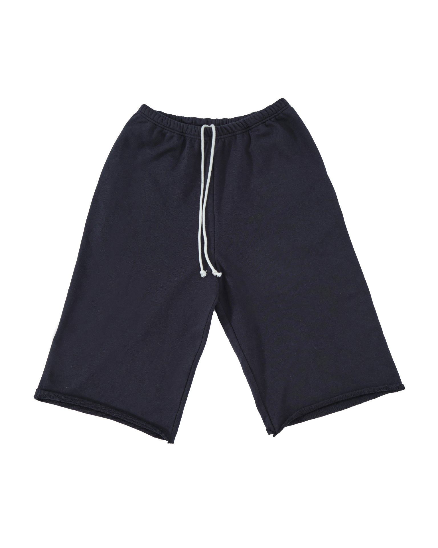 カットオフ ルーズショートパンツ｜ネイビー