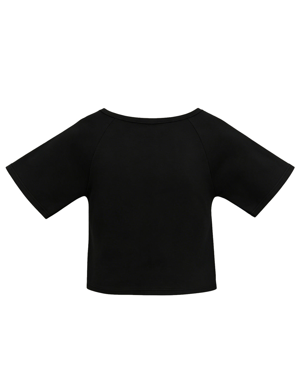 ワイドネック オフショルダーTシャツ｜ブラック
