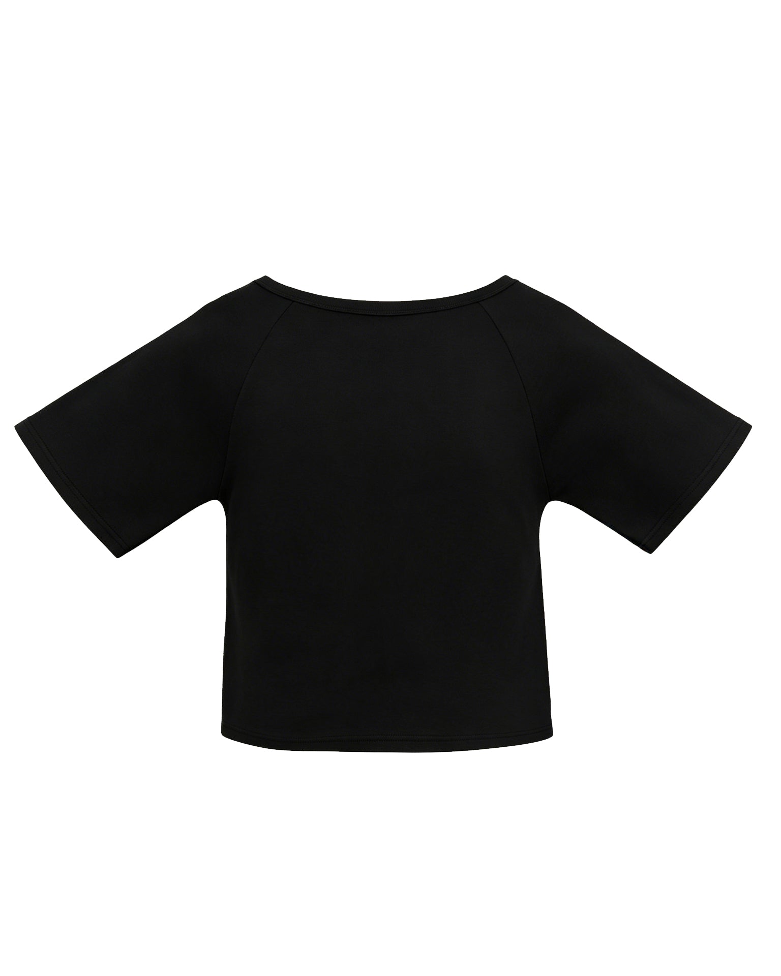 ワイドネック オフショルダーTシャツ｜ブラック