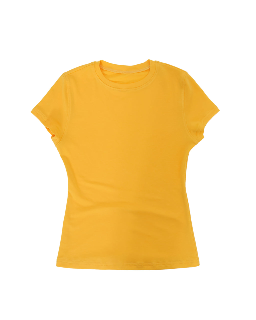 アイスシルク クルーネックTシャツ｜オレンジ